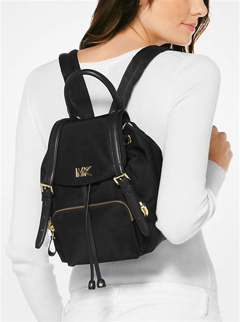 michael michael kors beacon small nylon backpack|Michael Kors Backpack sale clearance.